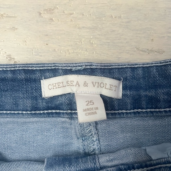 Chelsea & Violet Light Blue Denim Skirt - Picture 2 of 3